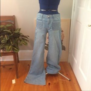 Abercrombie and Fitch Wide leg High waisted Jeans